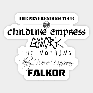 The Neverending Tour Sticker